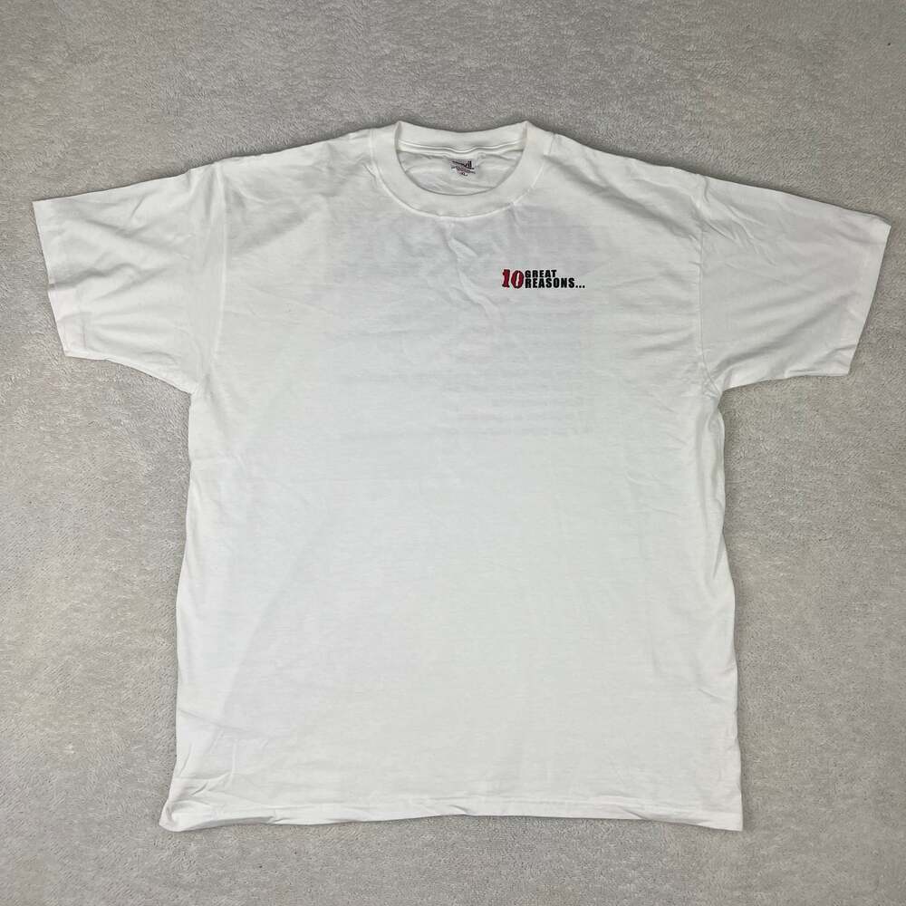 Novelty VTG Tee Sz XL 10 Reasons Beer Better Than Women 2005 Anvil Tag Funny
